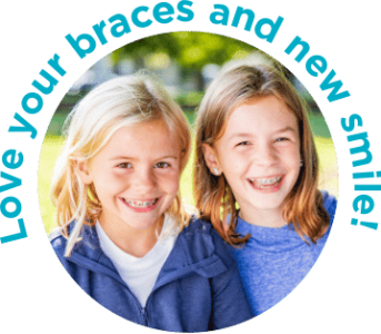 Girls with braces Braces Oasis Orthodontics in Palm Desert, CA